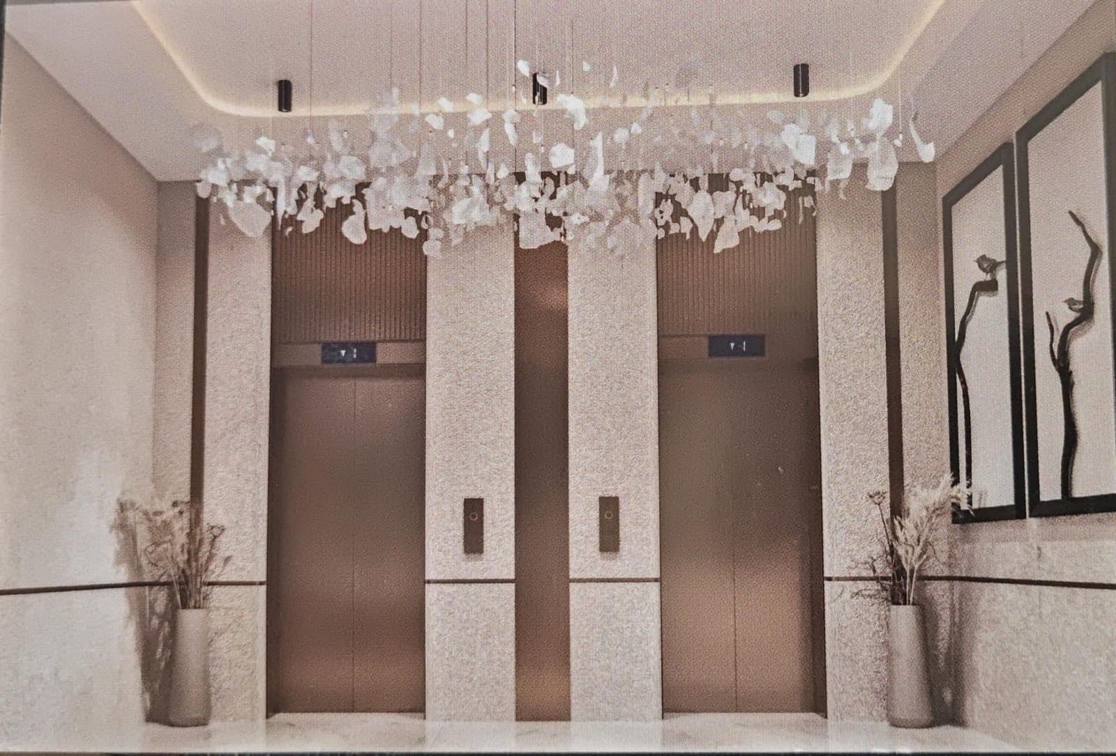 Urban Shivashish lobby interior with premium finishes